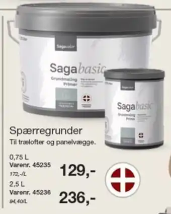 Saga basic Spærregrunder