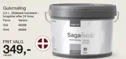 Harald Nyborg Saga basic gulvmaling tilbud