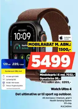 Power Apple Watch Ultra 4 tilbud