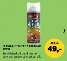 XL-BYG Plasti-kote super klar tilbud