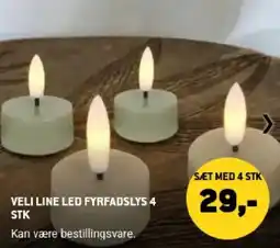 XL-BYG Veli Line Led Fyrfadslys tilbud
