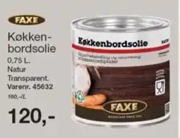 Harald Nyborg Faxe Køkkenbordsolie tilbud