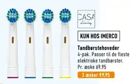 Imerco Casa Living tandbørstehoveder tilbud