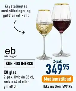 Imerco eb XO glas tilbud