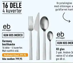 Imerco eb Harmony bestikæske tilbud