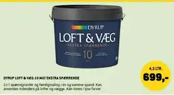 XL-BYG Dyrup loft & væg 10 mat ekstra spærrende tilbud