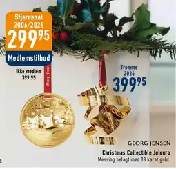 Imerco Georg Jensen Christmas Collectible Juleuro tilbud