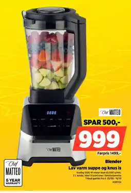Power Chef Matteo Blender tilbud