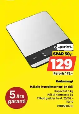 Power point køkkenvægt tilbud