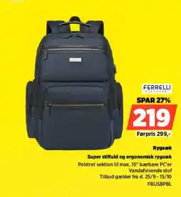Power Ferrelli Rygsæk tilbud