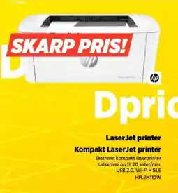 Power Hp kompakt laserjet printer tilbud