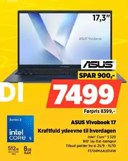 Power Asus vivobook 17 tilbud