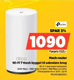 Power tp-link deco Wi-Fi 7 mesh tilbud