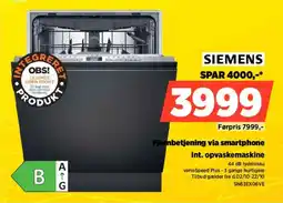 Power Siemens Int. opvaskemaskine tilbud