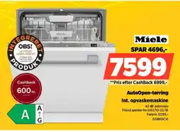 Power Miele Int. opvaskemaskine tilbud