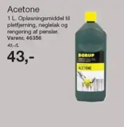 Harald Nyborg Borup Acetone tilbud