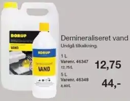 Harald Nyborg Borup demineraliseret vand tilbud