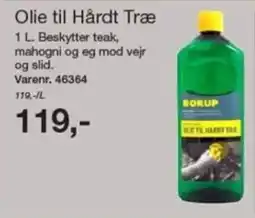 Harald Nyborg Borup Olie til Hårdt Træ tilbud