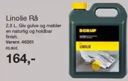 Harald Nyborg Borup Linolie Rå tilbud