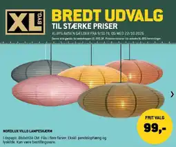 XL-BYG Nordlux Villo Lampeskærm tilbud