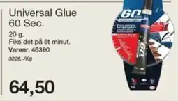 Harald Nyborg Loctite Universal Glue 60 Sec. tilbud