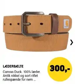 XL-BYG Carhartt Lederbælte tilbud