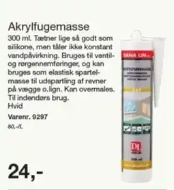 Harald Nyborg Dana Lim Akrylfugemasse tilbud