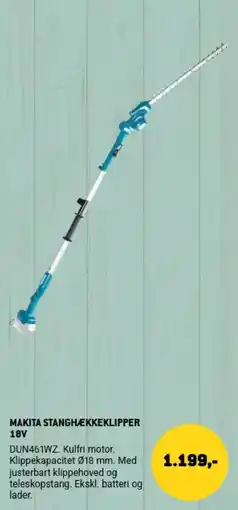 XL-BYG Makita stanghækkeklipper 18V tilbud