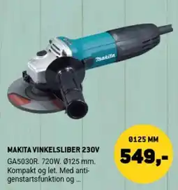 XL-BYG Makita vinkelsliber 230v tilbud