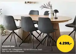 XL-BYG Spisebord Anne tilbud