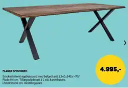 XL-BYG Planke Spisebord tilbud
