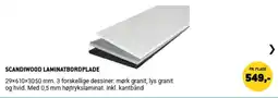 XL-BYG Scandiwood laminatbordplade tilbud