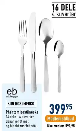 Imerco eb Phantom bestikæske tilbud