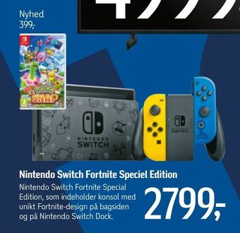 Føtex Nintendo Switch Fortnite Speciel Edition tilbud