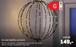 XL-BYG Veli Line Lyskuppel 120 Led Lys tilbud