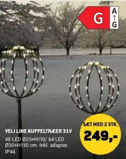 XL-BYG Veli Line Kuppeltræer 31V tilbud