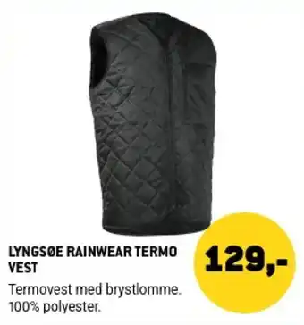 XL-BYG Lyngsøe Rainwear Termo Vest tilbud