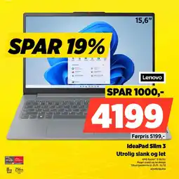 Power Lenovo IdeaPad Slim 3 tilbud