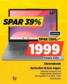Power Lenovo Chromebook tilbud