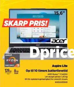 Power Acer Aspire Lite NXDSGED001 tilbud