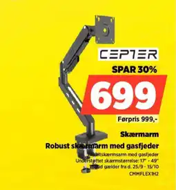 Power Cepter skærmarm tilbud