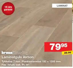 Bauhaus kronoFlooring Laminatgulv tilbud