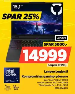Power Lenovo Legion 5 tilbud