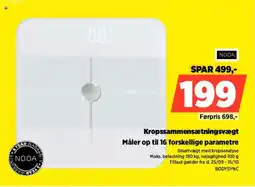 Power Nooa kropssammensætningsvægt tilbud