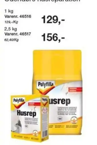 Harald Nyborg Polyfilla Husrep tilbud