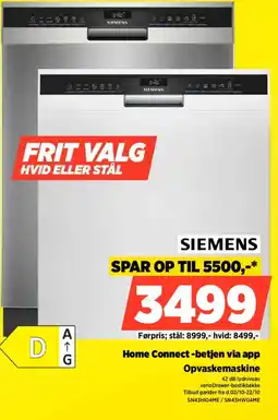 Power Siemens Opvaskemaskine tilbud