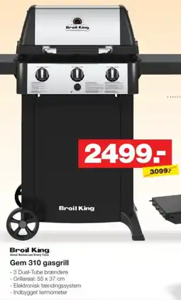 Bauhaus Broil King Gem 310 gasgrill tilbud