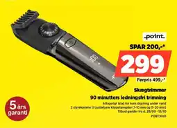 Power Point skægtrimmer tilbud