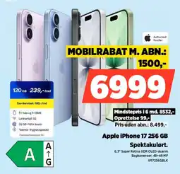 Power Apple iPhone 17 256 GB tilbud