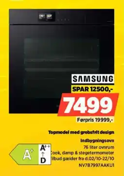 Power Samsung indbygningsovn tilbud